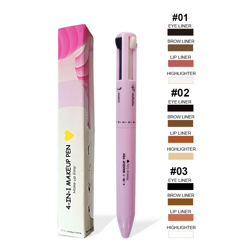Beauty Makeup Drawing - Matita per sopracciglia 4 in 1