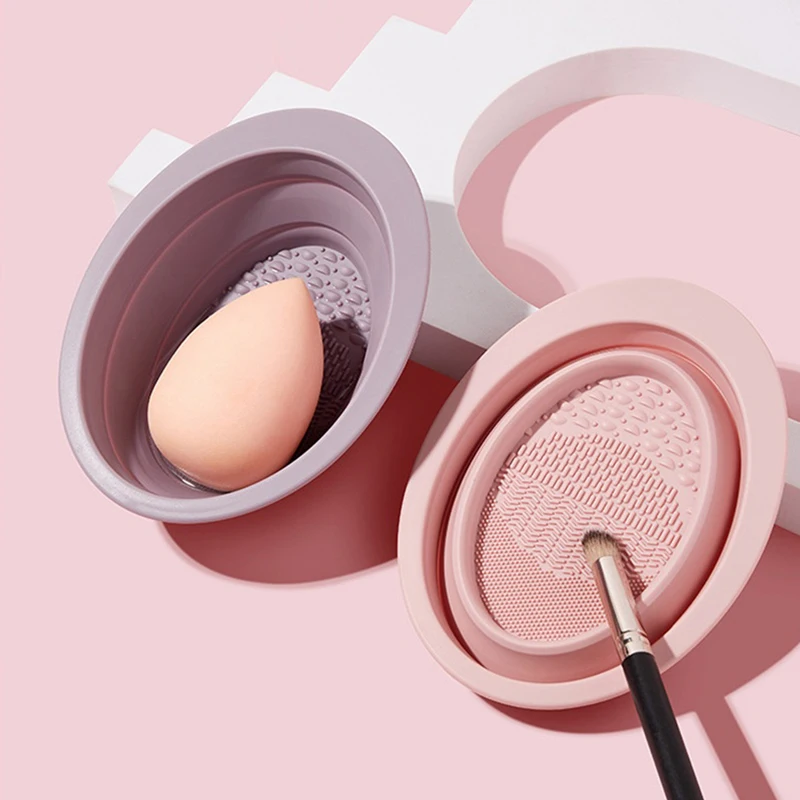 Beauty Home Makeup - Ciotola in Silicone per Pulizia Pennelli