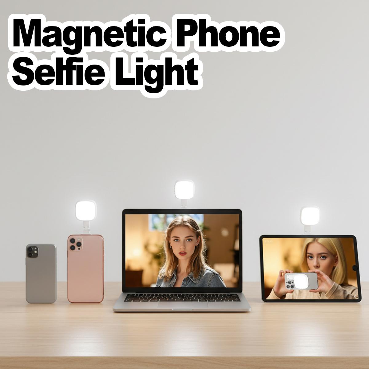 Led Ring Light - Pieghevole dimmabile riempire luce senza fili