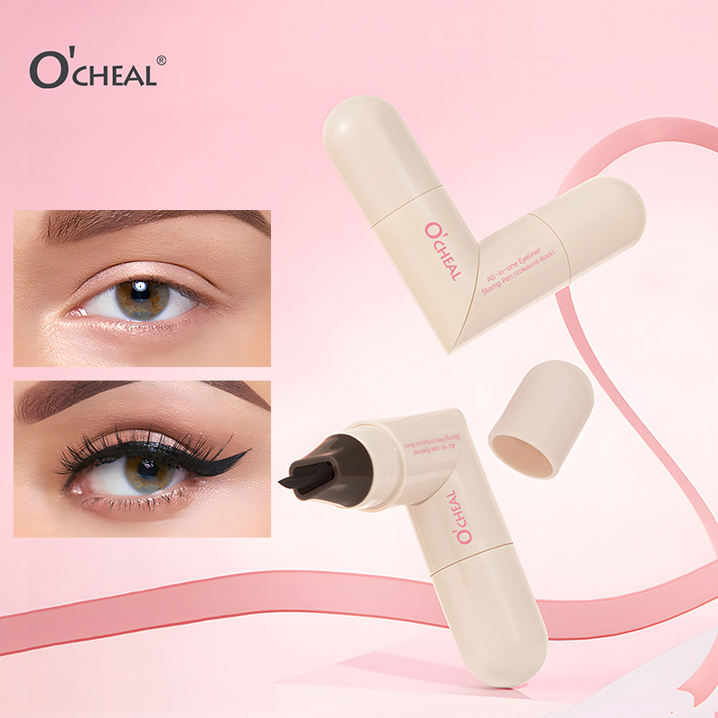 Beauty Mark Makeup - O'CHEAL Penna Eyeliner Rotante Tutto-in-Uno, Trucco