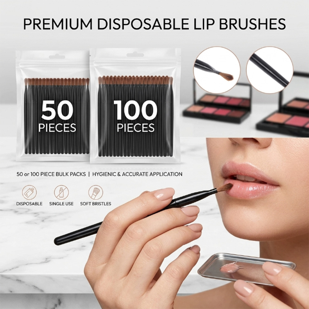 Beauty Makeup Salon - Set di 50/100 Pennelli Monouso per
