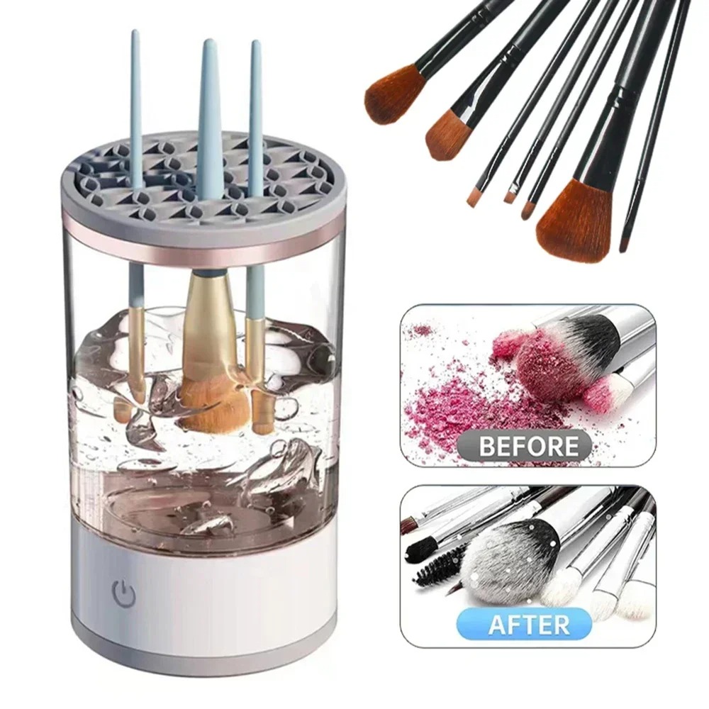 Beauty Home Makeup - Pulitore Automatico Elettrico per Pennelli da