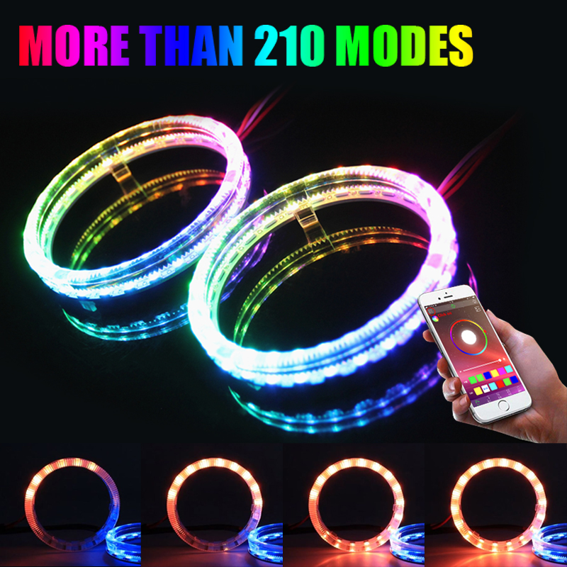 Led Ring Light - Niscarda Angel Eyes RGB multicolore LED