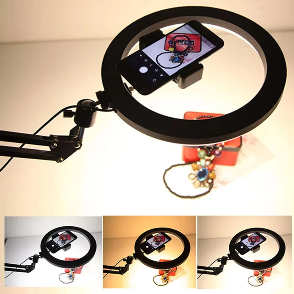 Led Ring Light - Bel treppiede sopraelevato con luce ad