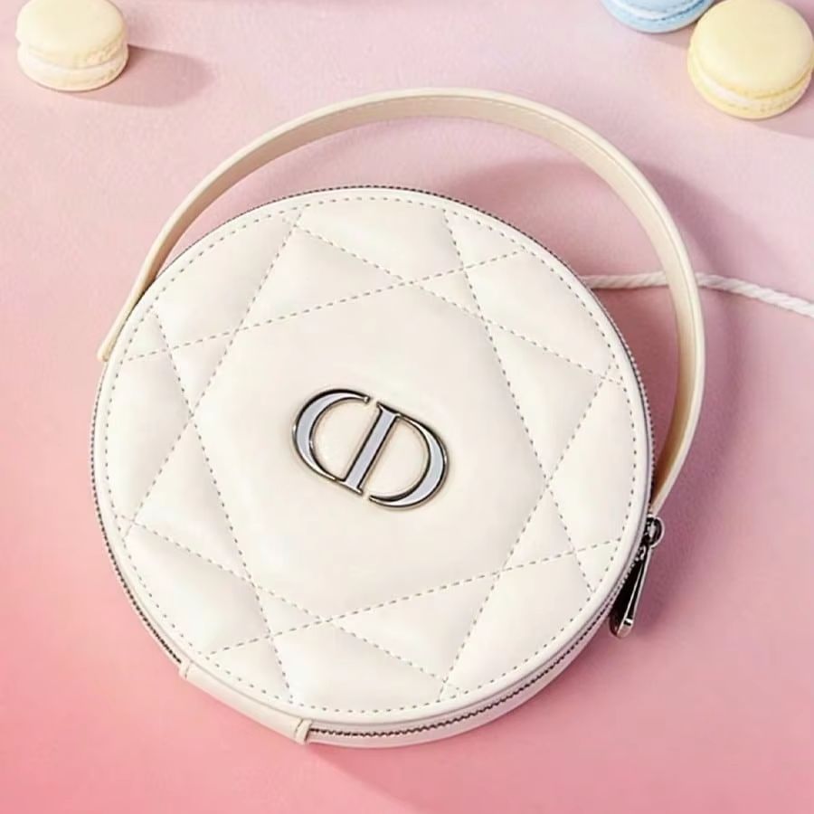Beauty Makeup Dior - Borsa Christian Dior, lussuosa pochette rotonda