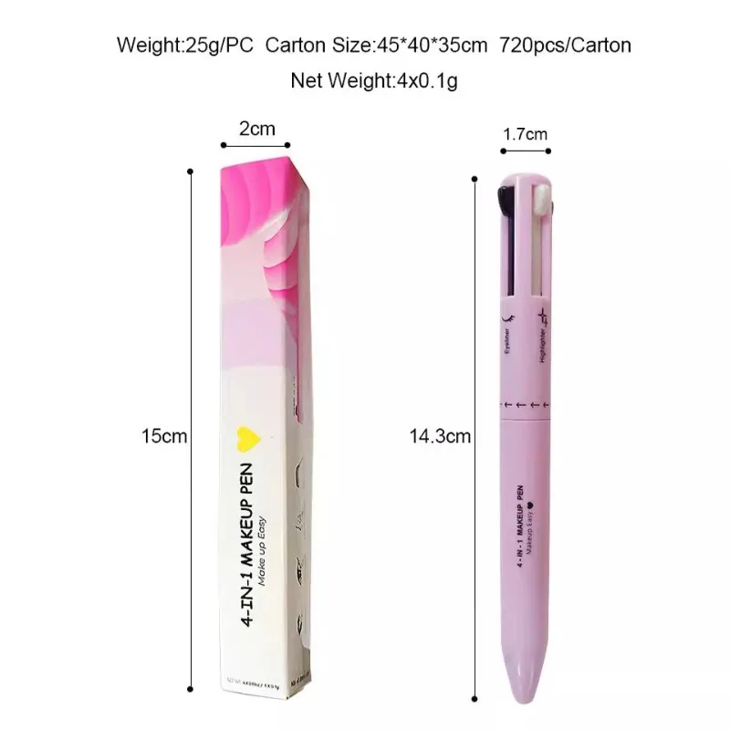 Matita per sopracciglia 4 in 1 - Beauty Makeup Drawing recensione e prezzo