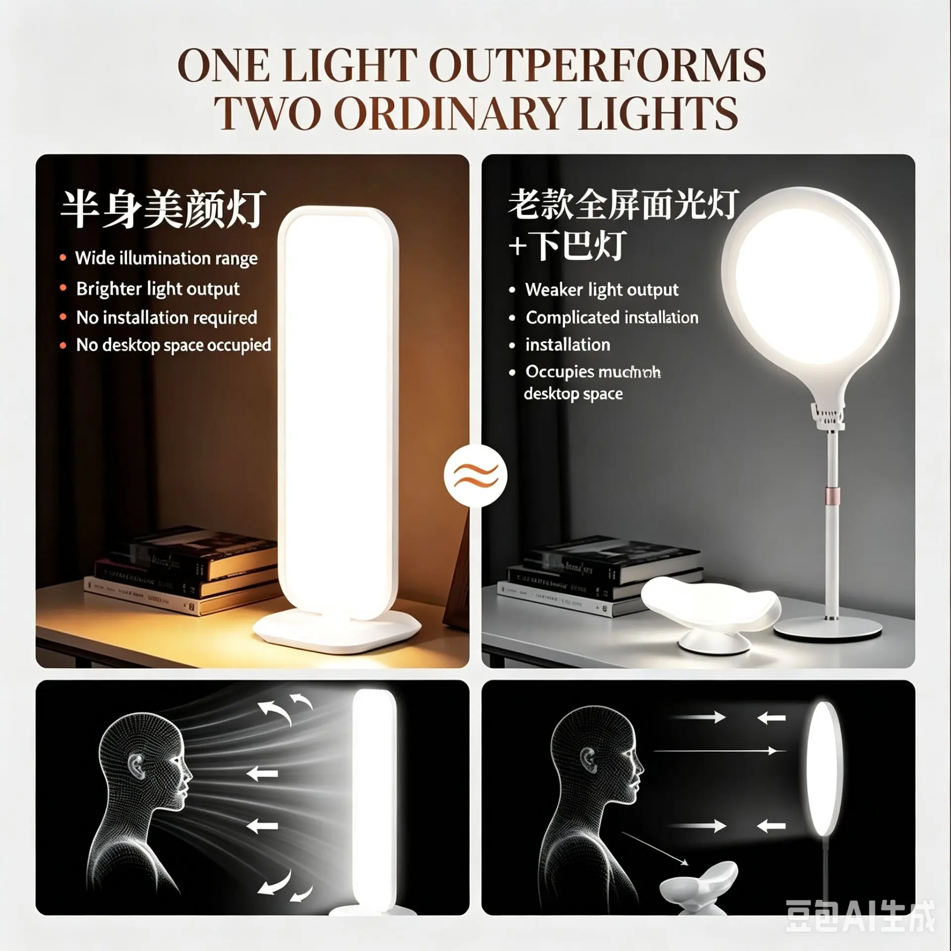 Lampada LED da Tavolo per Illu - Beauty Makeup Tiktok recensione e prezzo