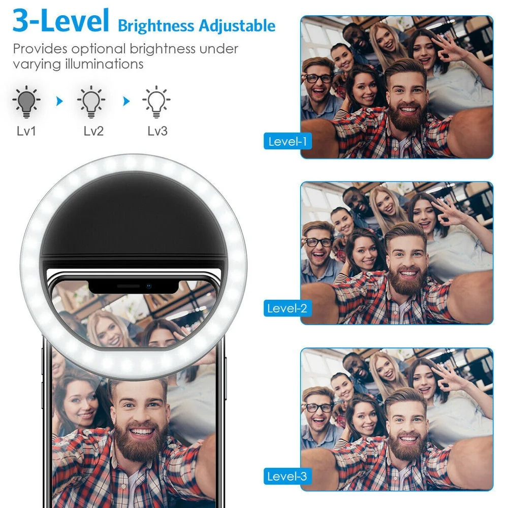 Luce LED per selfie con ricari - Led Ring Light recensione e prezzo