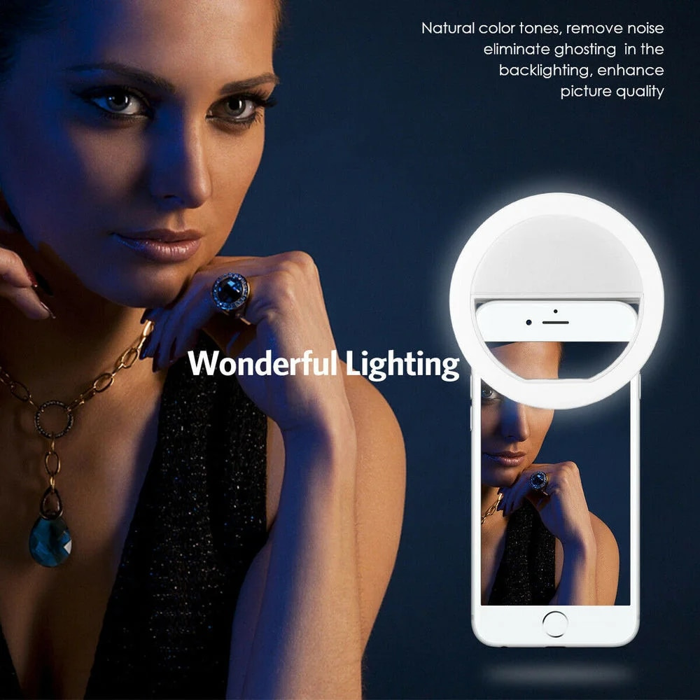 Luce LED per selfie con ricari - Led Ring Light recensione e prezzo