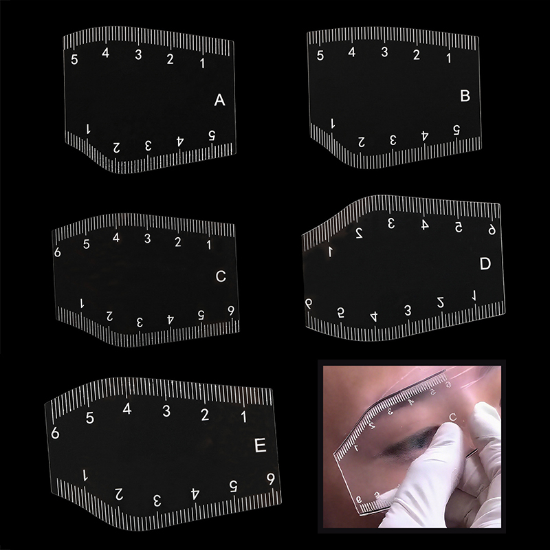 Set di 5 Stencil Durevoli e Po - Beauty Makeup Drawing recensione e prezzo