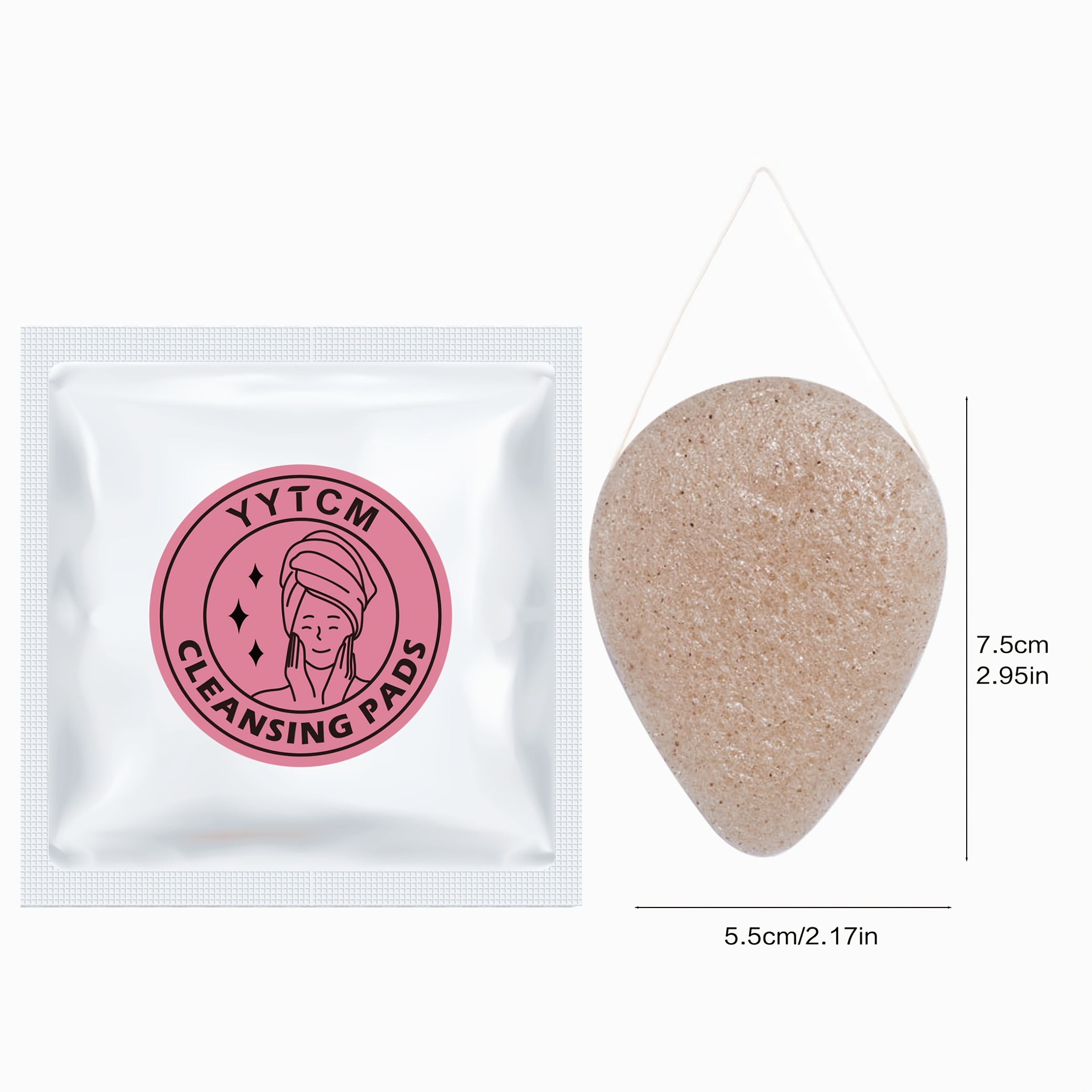 Spugna per il viso Konjac con  - Cosmetic Sponge recensione e prezzo