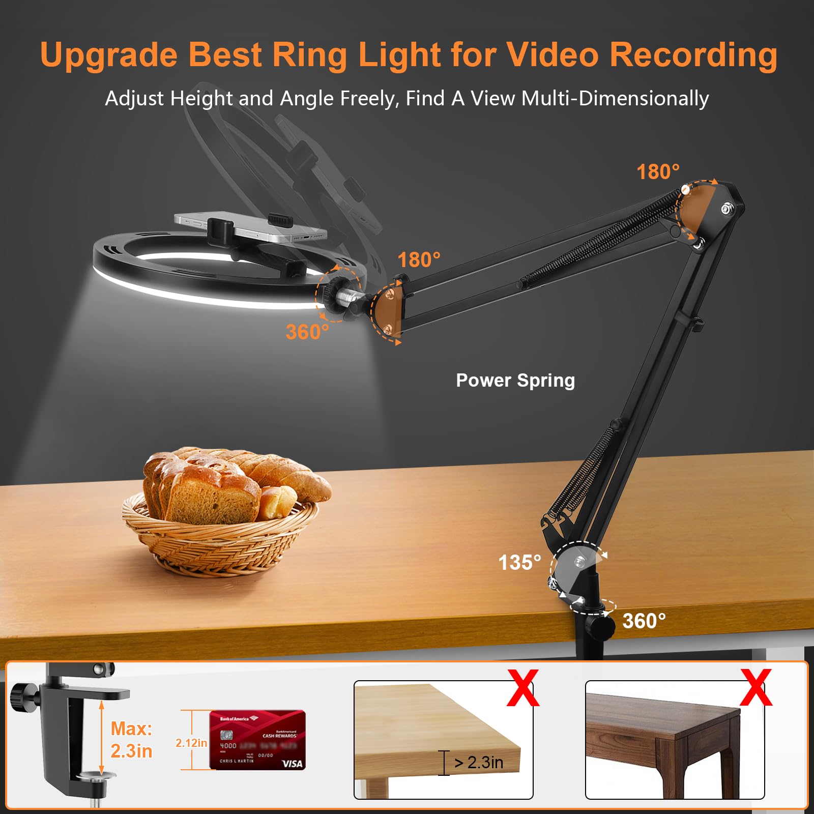 Bel treppiede sopraelevato con - Led Ring Light recensione e prezzo