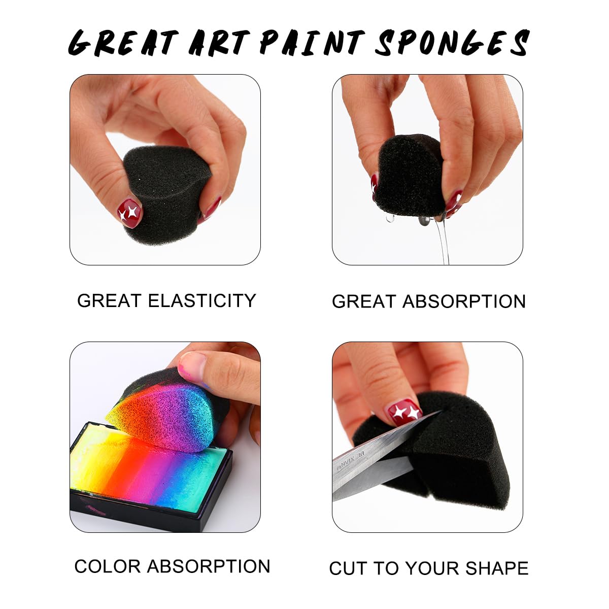 Spugne per pittura viso petalo - Cosmetic Sponge recensione e prezzo